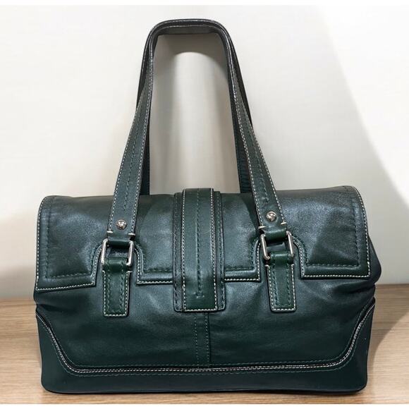 Y2K Coach F12604 Hamilton Flap Satchel Bag - Picture 2 of 12